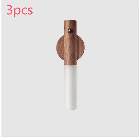 Auto LED USB Rechargeable Magnetic Motion Sensor Night Light for Cabinet, Corridor & Bedroom