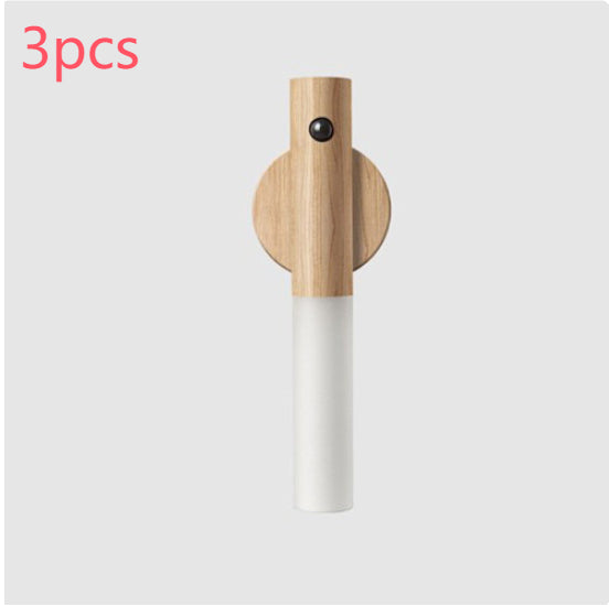 Auto LED USB Rechargeable Magnetic Motion Sensor Night Light for Cabinet, Corridor & Bedroom
